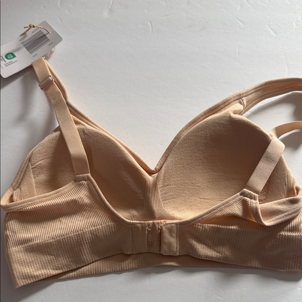Serra Wireless Seamless Bralette - Beige - Picture 3 of 4